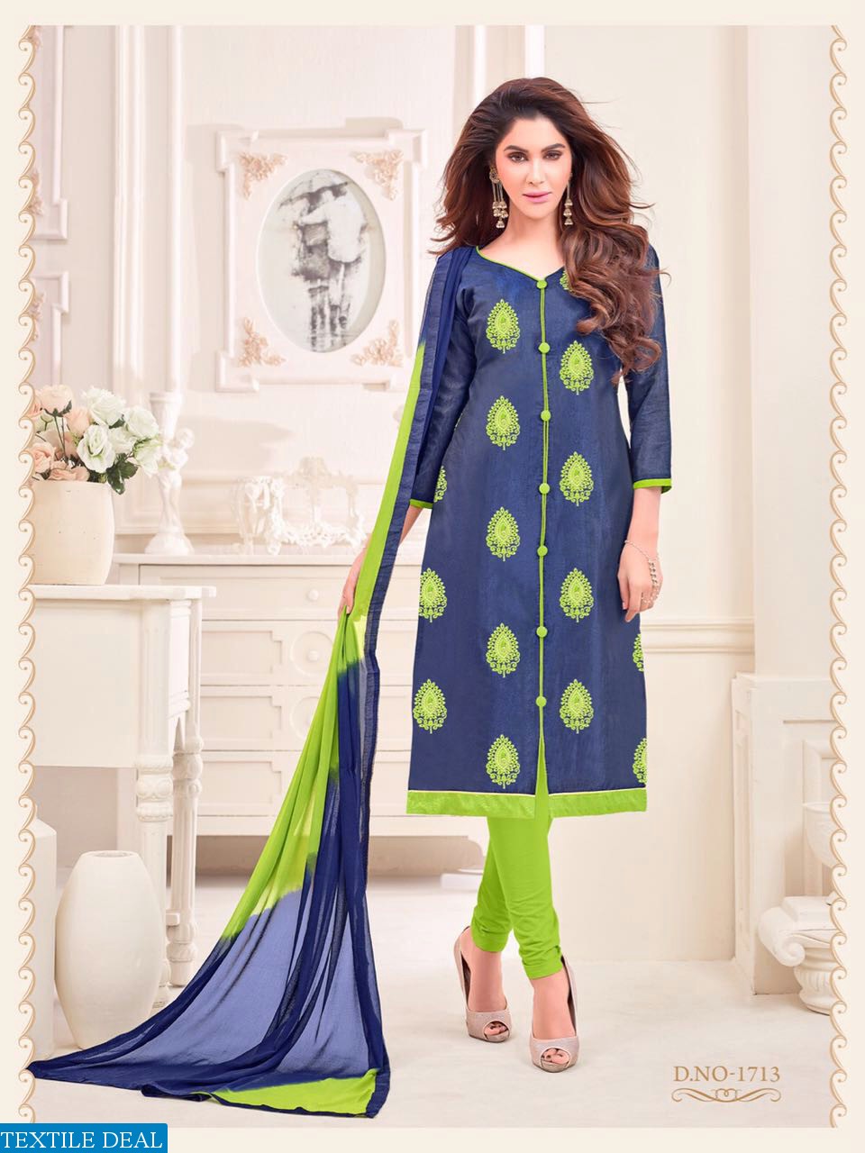 barfi by RR Wholesale chanderi Dress material